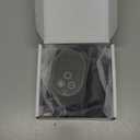 Cordless Ankle Heating Pad for Pain Relief, Foot and Ankle Massage for Circulation, Rechargeable Neuropathy Foot Massager Heated Ankle Wrap, Black