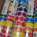 4000 PCS 3/4" Colored Dot Stickers Circle Color Coding Labels, 8 Color Style Colorful Coding Label Sticker for Office, Student Classroom(8 Rolls, 3/4 Inches)