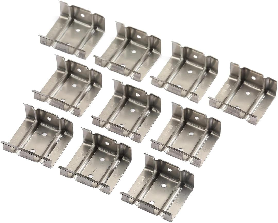 10PCS 30mm Solar Panel Drainage Clips Mud Removal Sturdy, Water Drainage Solution, Photovoltaic Panel Water Guide Clamp