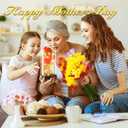 WINTERCRUSH Premium Light-Up Glass Rose - Perfect Birthday,Mother's Day,Valentine's for Women,Mom,Wife,Grandma,or Girlfriend - Colorful Rainbow Rose,Ideal for Home Decor (Red)