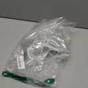 JOIEDOMI 9 inch Silver PVC Star Christmas Tree Topper, with 10 Warm White Light Glitter Swirl Battery Powered Indoor Decorations for Home Holiday Xmas Party