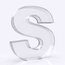 11" Acrylic Letter Charcuterie Box, Reusable Fillable Alphabet Number Shaped Form Tray for Birthday Anniversaries, Party Decorative Serving Plates Display Candy Cake (S)