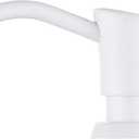 GAGALIFE Soap Dispenser for Kitchen Sink, Kitchen Sink Soap Dispenser with 17 Ounce Large Pet Soap Bottle, in Sink Soap Dispenser Refill from The Top, White