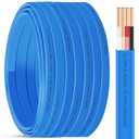100ft NM-B 14/3 Wire with Ground,14/3 Electrical Wire 14 Gauge 3 Conductor W/G NM-B Cable,Copper 14 AWG with Ground Nonmetallic Sheathed Solid Indoor Residential Electrical Wiring for Circuit,Switch