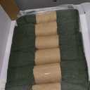 Ling's moment 6 Pack 10Ft Gauze Sheer Table Runner Cheesecloth Table Runner for Wedding Party Bridal Shower(Moss Green, 10ft x 35")