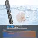 FREESEA Aquarium Heater for Fish Tank: 100W/200W/300W/500W Submersible Fish Tank Heater with Over-Temperature and Off-Water Protection for 75-120 Gallon Saltwater and Freshwater