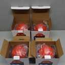 BEAN LIEVE 4Pack Game Buzzer - Quiz Trivia Lights Sound, Red Game Buzzer for Adults