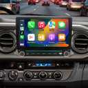 [8Core 4G+64G] Car Radio for Toyota Tacoma 2016-2022 10.1" Touchscreen Wireless CarPlay & Android Auto Stereo Upgraded with WiFi Bluetooth GPS SWC FM Backup Camera Build in DSP Support JBL