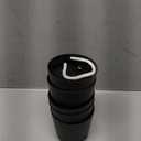 4 inch Self Watering Pots for Indoor Outdoor Plants, 6 Pack Plastic Flower Planters with Drainage Holes and Removable Saucers, Plant Pots with Wicking Rope, Modern Decor, Black