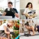 Duerer Arthritis Compression Gloves with Straps, Women Men for RSI, Carpal Tunnel, Rheumatoid, Tendonitis, Hand Pain, Hand Support. Fingerless Gloves for Computer Typing and Daily work (Grey, L) (Large (1 Pair))