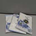 3 x Pair Pack, Golf Sports Arm Sleeves, Cool Thin Fabric, One Size Stretch Fit Most Men and Women, UPF 50 Protection (White)