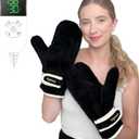 Electric Hand Heating Pad for Women Men, Pain Relief Heated Arthritis Gloves for Hands, Fingers, Carpal Tunnel, Heating Mittens with 30-90min Timer, 86-158 Adjustable Temperature Shut Off