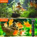 Aquarium Filter for 100-180 Gallons,3 in1 Adjustable Ultra-Quiet Fish Tank Filters,528GPH Powerful Pump Submersible Aquarium with Filtration Water Circulation, Air Supply