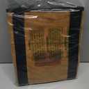 WHITEDUCK TUFF Large Firewood Carrier 21 Oz. Heavy Duty Waxed Canvas Log Carrier Holder for Fireplace, Carrying Wood Indoor & Outdoor (Tan, Rectangle (39"x18"))