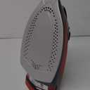 Cordless Iron for Clothes - 1500W Steam Iron with Non-Stick Ceramic Soleplate, Rapid Heating, Auto Shut Off, Burst of Steam, Self-Clean, Anti-Drip, Anti-Calc, 3 Temperature Settings, Red