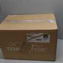 LAATOOREE Nightstand Set of 2, Small Bed Side Table with Arch Door, Mid-Century End Table with Wood Legs for Bedroom, Small Space (Black)