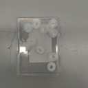 NANLANFAN Replacement Ear Tips for AirPods Pro 3rd Generation 2025 Wireless Earbuds, Soft Silicone Ear Tips, Fit in The Charging Case, 5 Pairs (White, M)