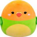 Squishmallows Original 14-Inch Plath Green and Orange Lovebird - Official Jazwares Plush (Large)