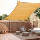 Quictent 20x26ft Fire Retardant 185G HDPE Sun Shade Sail Sand with Hardware Kits Canopy 98% UV Block Outdoor Patio Garden