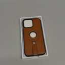 for iPhone 16 Pro Max Leather Case with Stand, Anti-Slip Grip Ring, Fits for MagSafe (Brown, IP 16 Pro Max-6.9inch)