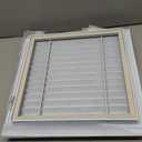 2pcs 16" x 16" Premium Aluminum Gable Vents with Screen, Paintable Design -Ideal for Attic and Shed Ventilation, Vent Opening 14"x14" (White 16" x 16"-2 Pack)