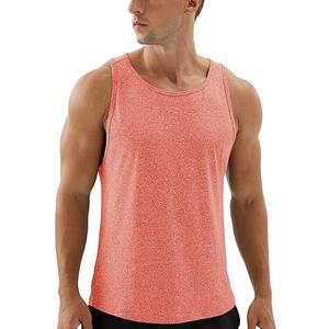 icyzone Workout Tank Tops for Men - Running Muscle Tank Exercise Gym Tops Athletic Shirts (Red, Large)