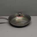 Titanium Hammered Pan Pro with Lid, 2025 New Titanium Frying Pan (10.2") - Durable, Anti-Scratch & Non Stick, Compatible With All Cooktops, for Cooking