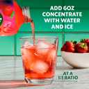 Starbucks Refreshers Concentrate Strawberry Acai, Refreshing Drink, Cold Drinks 32 fl oz (EXP 08/30/26)