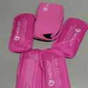 LotFancy Face Ice Pack Wrap with 4 Reusable Hot Cold Therapy Gel Packs, Pain Relief for TMJ, Wisdom Teeth, TMD, Oral and Facial Surgery, Dental Implants, Pink