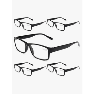Gaoye Professional Reading Glasses for All Day - Computer Readers with Blue Light Protection - Value Pack +0.75