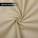 Butarfe Faux Leather Sheet 2 Yards 54" x 72" Upholstery Vinyl 1.0mm Thick Pleather Soft PU Leather Beige Upholstery Vegan Leather Fabric Synthetic Material for Sofa Bags Chairs Car Seats DIY Craft