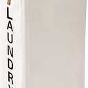Large Rolling Laundry Hamper - Tall Narrow Basket With Wheels, Slim Clothes Bin