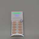 BTArtbox Short Almond Press On Nails - Aurora French Tip, Spring Glue On for Gifts, Natural Stick On in 16 Sizes - 32 Fake Nails Kit, Athena