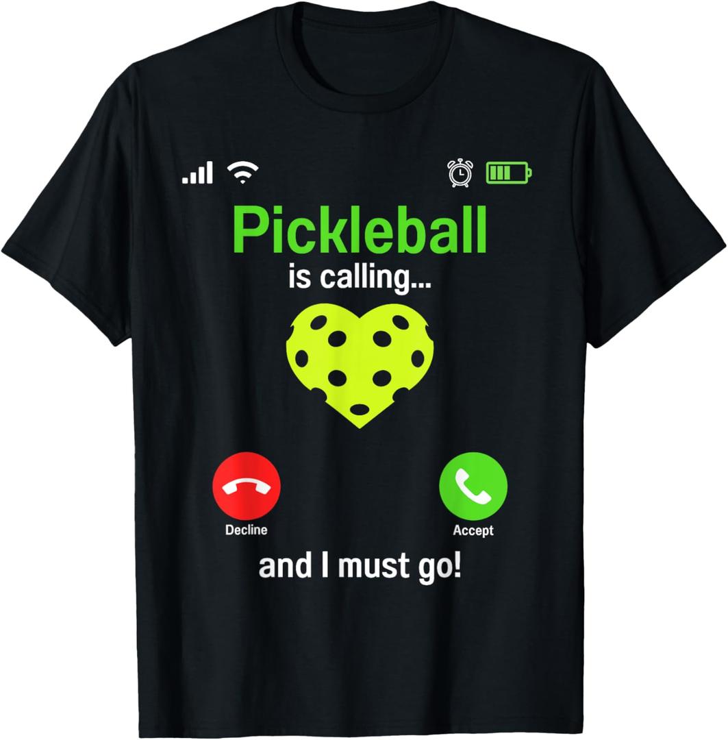 Pickle Ball is Calling Team Gear & Player Funny Pickleball T-Shirt  S