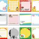 Thenshop 12 Pcs Funny Sticky Notes for Work 3 x 3 Inch 600 Sheets Fun Motivational Self Adhesive Sticky Notes Appreciation Gifts for Coworkers Employee Teacher Nurse Office Studying Supplies(Animal)