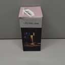 HPUFKOT Portable LED Table Lamp, 3-Levels Brightness Metal Desk Lamp, 3 Color Touch Control Rechargeable Lamp, Ideal Bedside Lamp for Nightstand, Bedroom, Living Room (Light Gold)