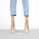 Onlymaker Platform Heels for Women Ankle Strap Chunky High Heel Sandals, Size 6,5