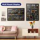 14x19 Pin Display Frame, Pin Collection Shadow Box, Wall Mount Pin Display Case, Enamel Pin Holder, Black