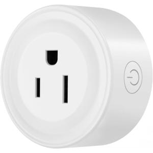 Filotimo Smart Plug, 2.4Ghz WiFi Plugs Work with Voice Contrl, Smart Outlet with Timer & Group Controller, WiFi Plug with Energy Monitoring, Remote Control