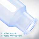 2 x Silicone Clear Travel Bottles for Toiletries,Leak Proof Squeezable Travel Size Containers,TSA-compliant Travel Essentials,2oz,4 Pcs,blue