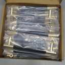 24 Pack 5 Inch 128 mm Bar Cabinet Pulls Gold and Black Knurled Handles for Brushed Gold Drawer Pulls Cupboard Aluminum Handles