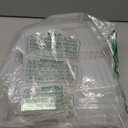 NYHI 8 oz 20 Pack Square Clear Deli Containers with Lids Disposable BPA Free Square Plastic Food Storage Containers with Lids Airtight for Meal Prep Take Out Kitchen