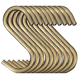 TOPIND 20 Pack 2.4in S Hooks, Heavy Duty Steel S Hanging Hooks for Kitchen, Workshop, Bathroom, Garden, Pan Pot Rack, Closet, Hanging Plants, Cups, Jeans