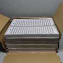 SNSLXH 5 Pack Stackable Closet Storage Basket, Multifunctional & Foldable Closet Organizer for Bathroom Kitchen Laundry Room Wardrobe Storage, Space-Saving Clothes Storage Drawer Organizer, White