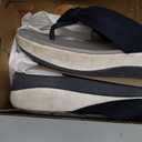 Clarks Women's Arla Glison Flip Flop (6, Blue Fabric)