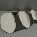 Malier Dog Winter Coat, Windproof Dog Cold Weather Coats with Real Pocket, Winter Extra Warm Pet Coat Fleece Jacket Reflective Clothes for Small Medium Large Dogs and Puppy (Green, Medium)