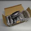 VOLISUN 4x4 Solar Post Cap Light 6pack,Solar Fence - Cap Lights Outdoor Waterproof for Wooden/Vinyl Post,Black Deck Post Cap Light Solar Powered with Warm White for Garden/Patio/Porch