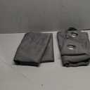 NICETOWN Grey Blackout Curtain Panels for Bedroom, Thermal Insulated Grommet Top Blackout Draperies and Drapes (2 Panels, W34 x L63 inches, Grey)