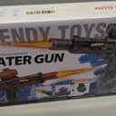 Automatic Electric Water Gun for Adults and Kids, Blue with LED Lights