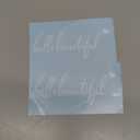 Hello Beautiful Decal | Decal | White Vinyl Sticker Auto Car Waterbottles Truck Window Tumbler Laptop | White | 3.86" x 1.2"